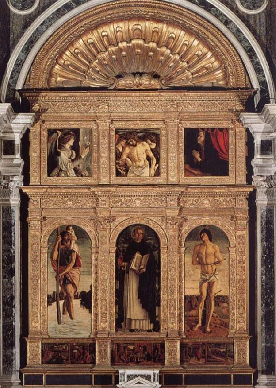 Giovanni Bellini St.Vincent Ferrer Polyptych China oil painting art
